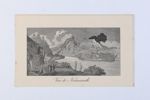 TYSKLAND. NONNENWERTH VID RHEN, ”Vue de Nonnenwerth”, stålstick, omkring 1820–1860.