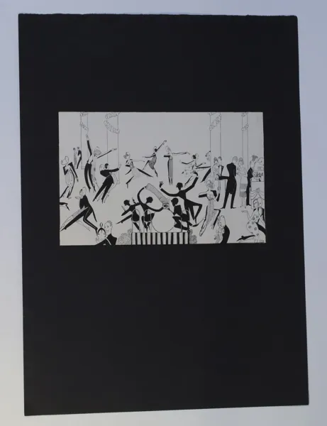 STORBRITANNIEN – ANNE HARRIET FISH, JAZZÅLDERNS SÄLLSKAPSLIV MED DANS OCH MUSIK, TUSCH/TRYCK, 1920-TAL