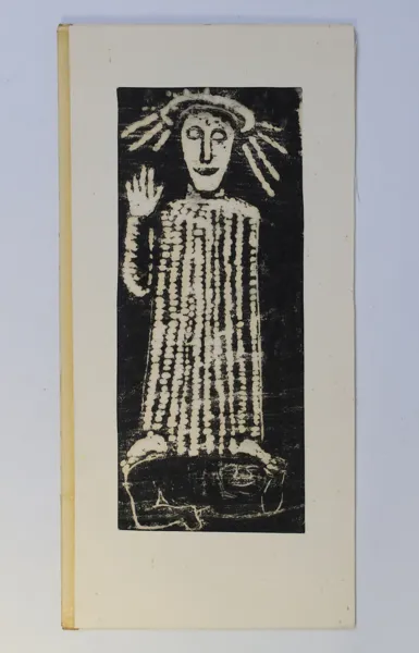 SVERIGE – STÅENDE FIGUR I DRÄKT, GRAFISKT BLAD, SIGNERAT OCH NUMRERAT
