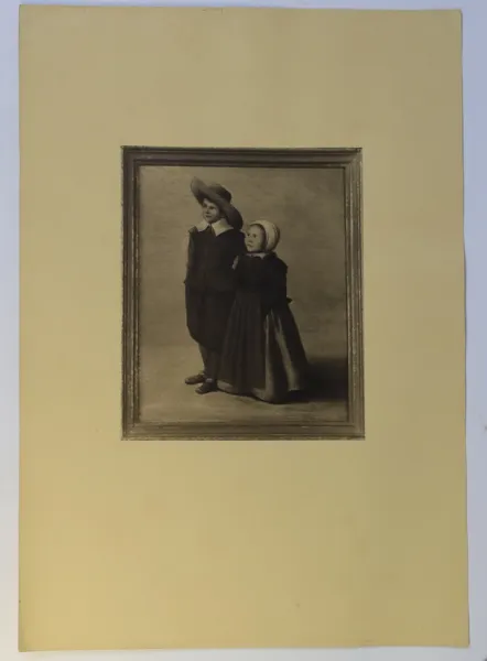RAGNAR ASCHBERGS SAMLING – AELBERT CUYP, TILLSKRIVEN, ”TVÅ BARN (BROR OCH SYSTER)”, PROVENIENSFOTOGRAFI