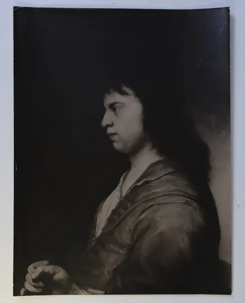 GOVERT FLINCK, TILLSKRIVEN – PORTRÄTT AV EN UNG MAN, PROVENIENSFOTOGRAFI UR RAGNAR ASCHBERGS SAMLING, 1931